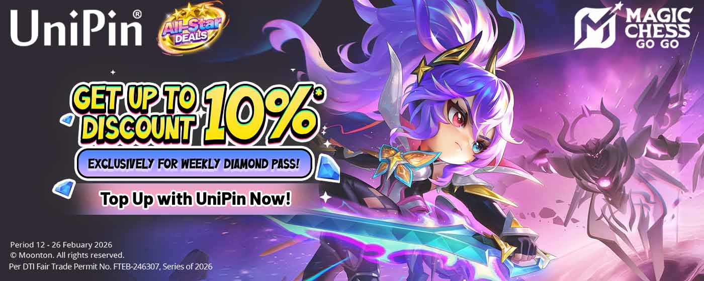 Enjoy up to 10% DISCOUNT on Weekly Diamond Pass! (PH)